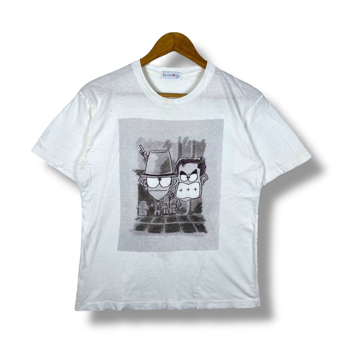 Anime Vintage 80's NELTUN CLUB Classic Japanese Cartoon Tee Shirt Size US M / EU 48-50 / 2 - 1 Thumbnail