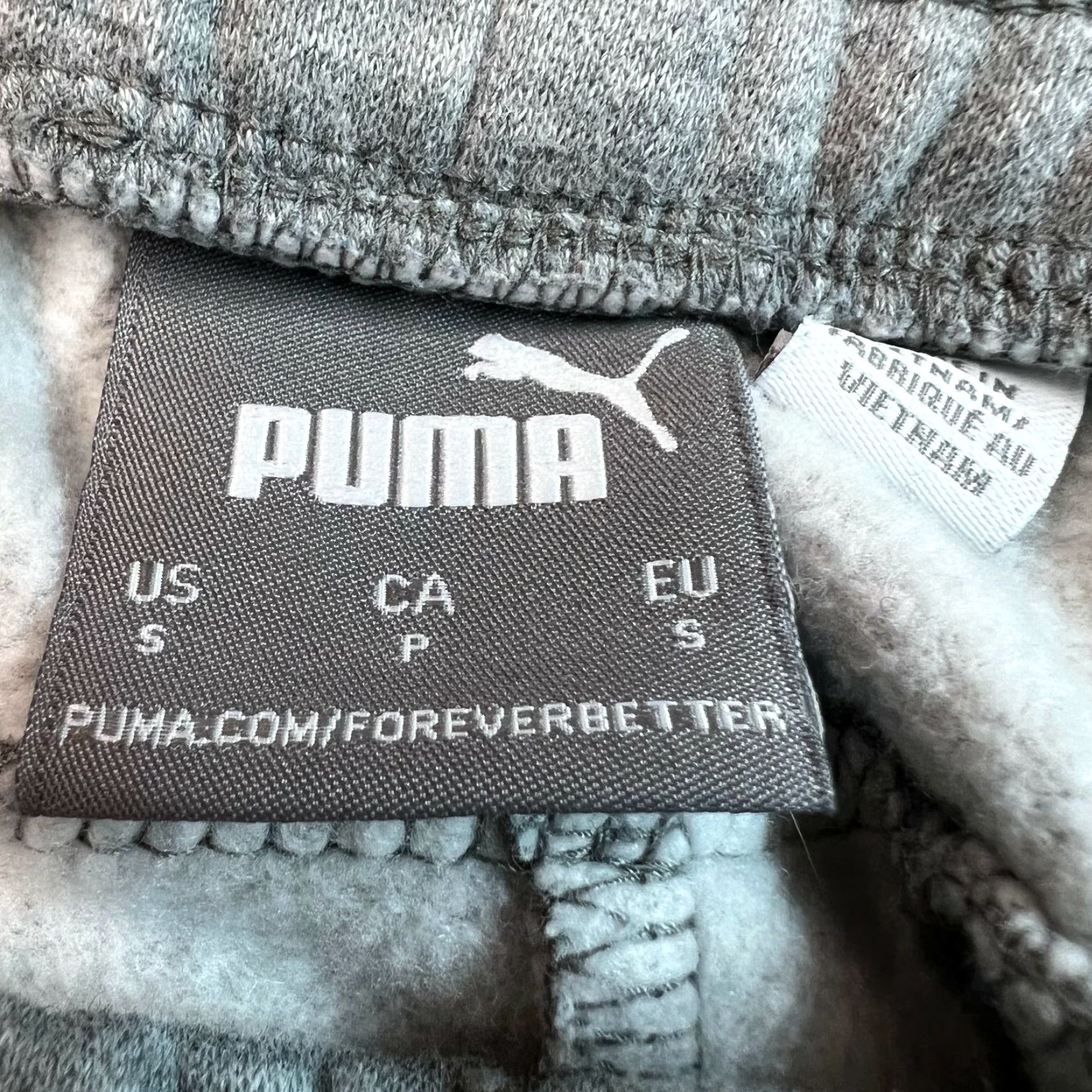 Puma Puma Mens Jogger Pants Gray Size S Elastic Waist Drawstring Flat Front Pockets Adult Men Regular Inseam 30 in Size US 28 / EU 44 - 7 Thumbnail