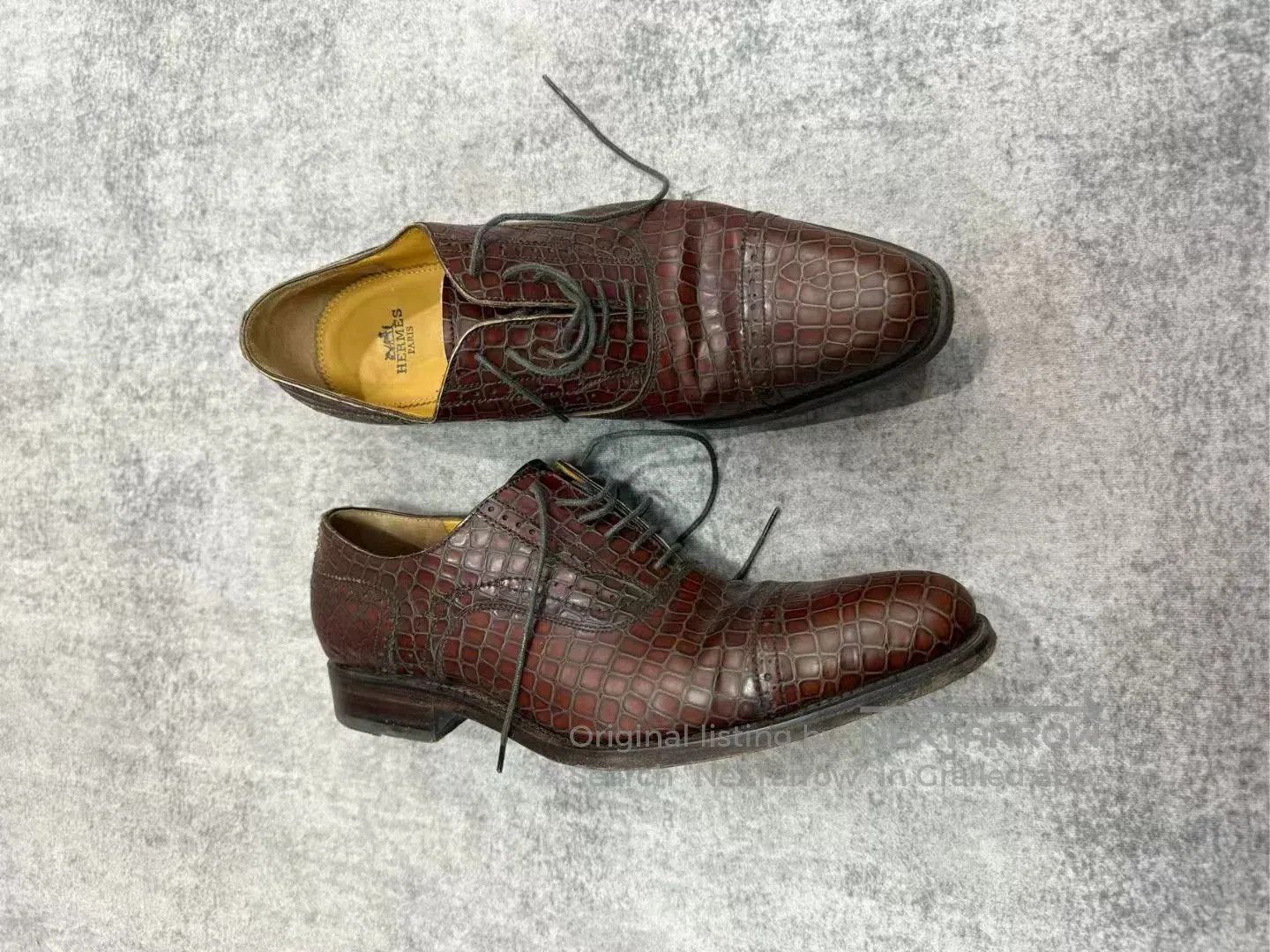 Hermes Hermes Crocodile Leather Shoes. Size US 7 / EU 40 - 2 Thumbnail