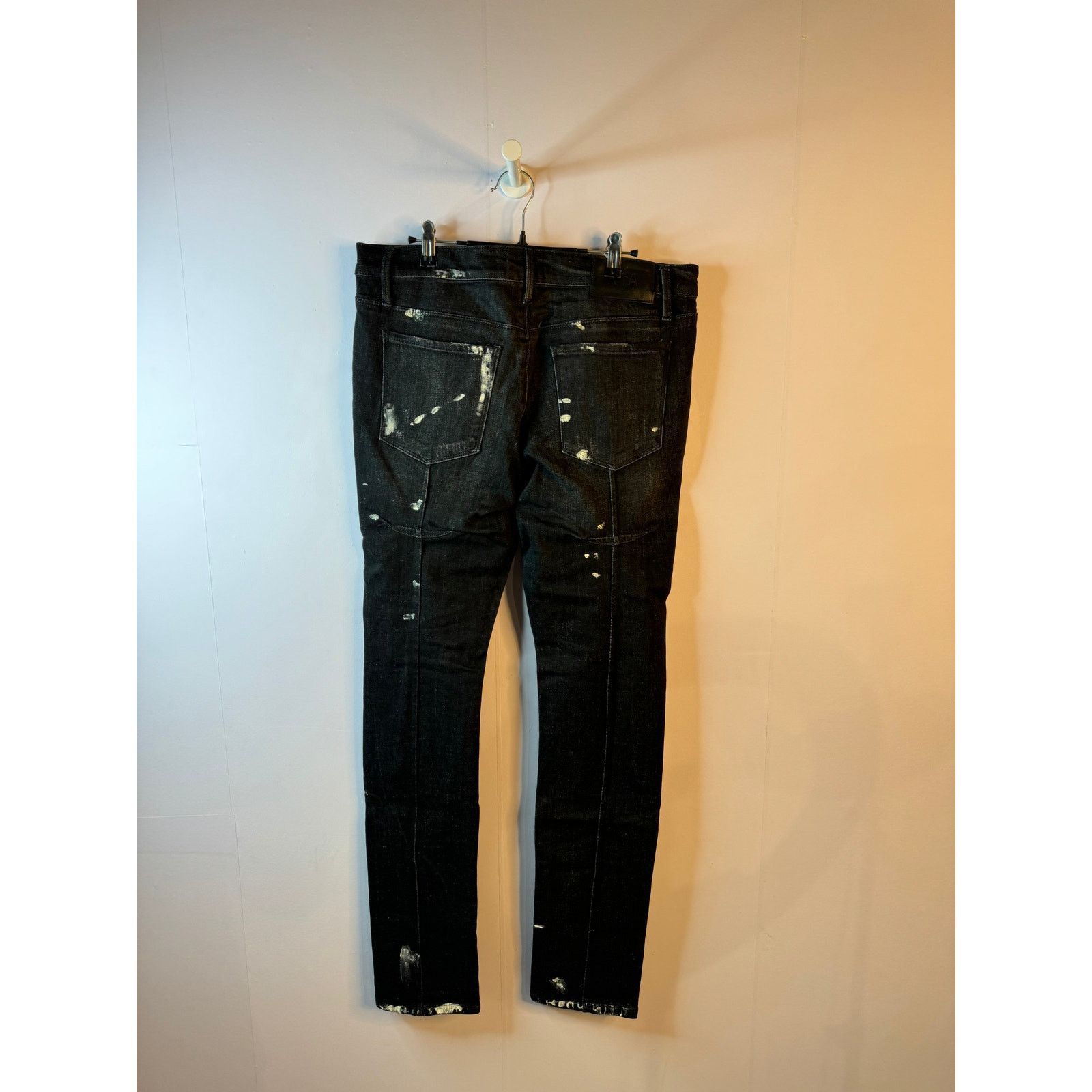 Rta RTA Jeans Black Splatter Used 32 Size US 32 / EU 48 - 2 Thumbnail
