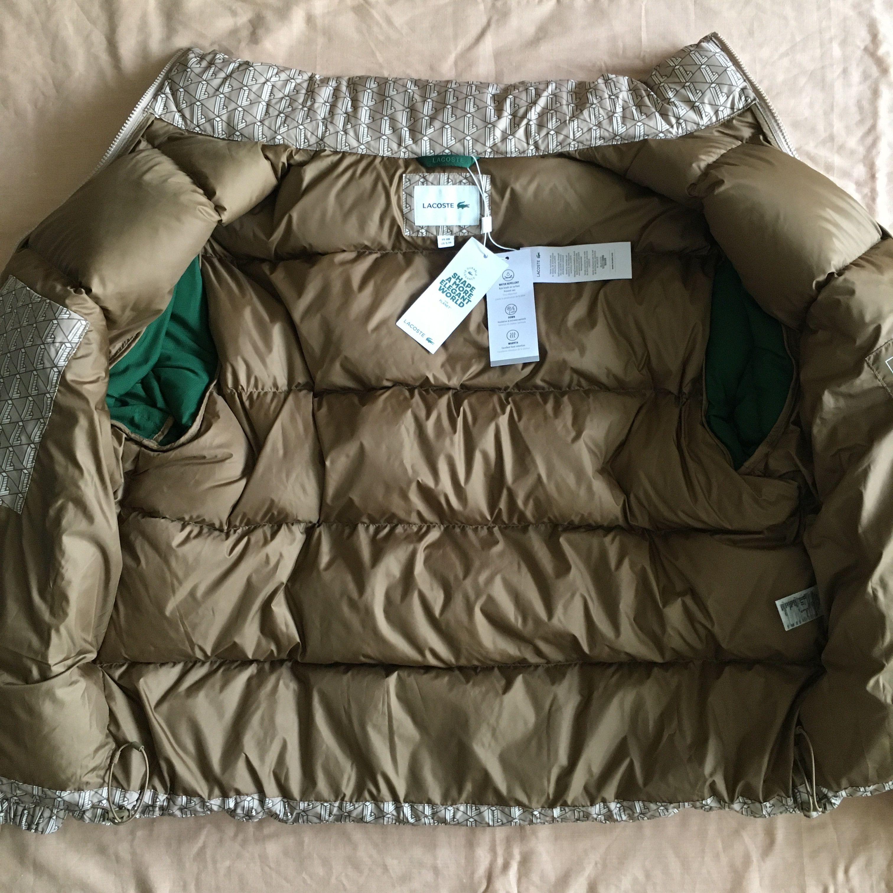 Lacoste 🇫🇷Packaway Hooded Down Puffer Jacket Size US M / EU 48-50 / 2 - 9 Thumbnail
