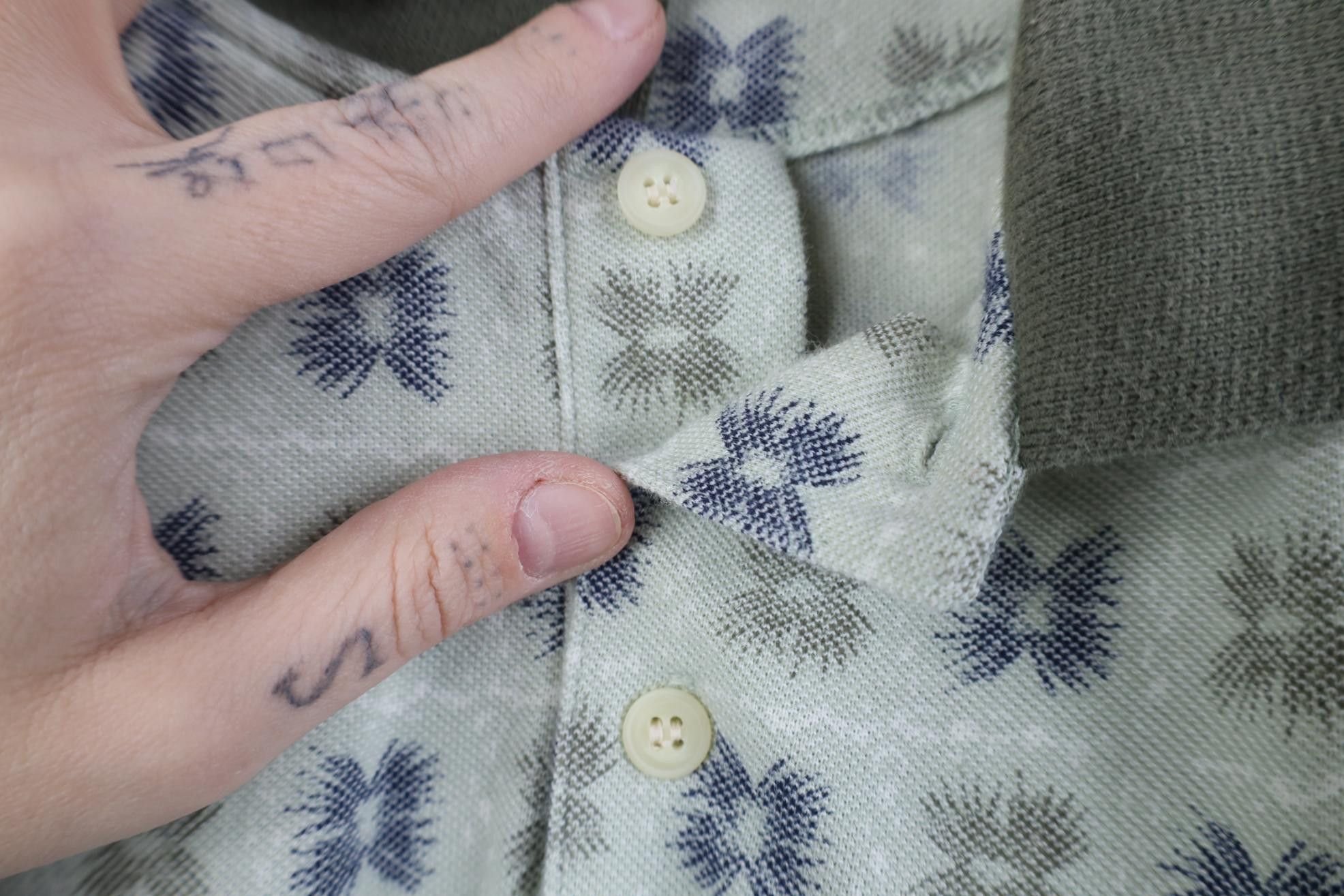 Vintage Vintage 90s Streetwear Flower Geometric Golf Polo Shirt Size US XL / EU 56 / 4 - 4 Thumbnail