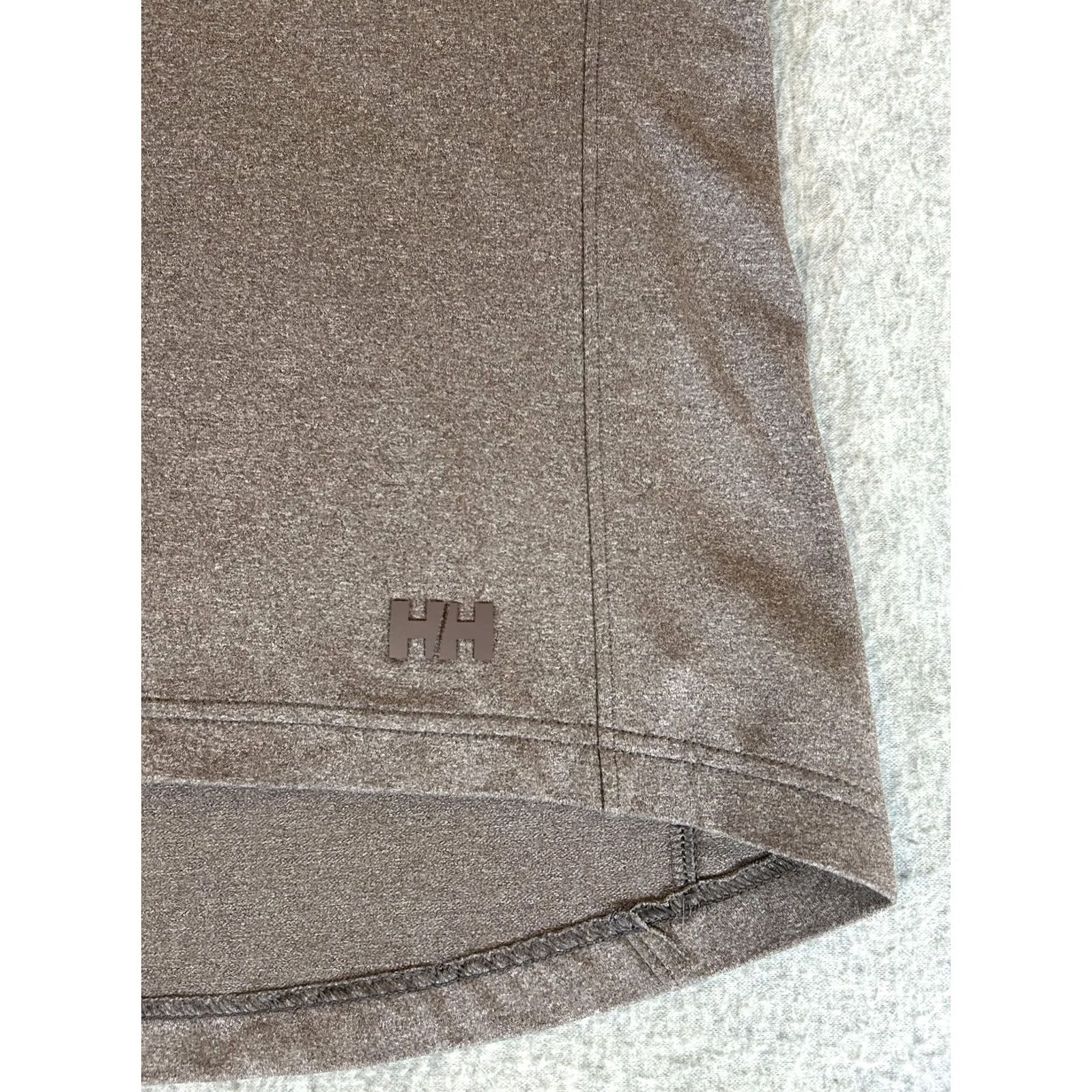 Helly Hansen Helly Hansen Shirt Womens M Verglas 1/4 Zip Pullover Base Layer Fleece Top Brown Size M / US 6-8 / IT 42-44 - 2 Thumbnail