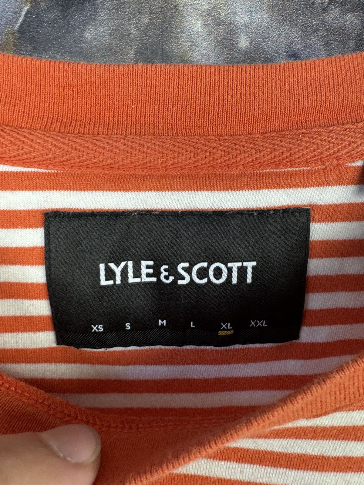 Lyle & Scott Men’s Lyle & Scott T-Shirt Striped Streetwear Size XL Size US XL / EU 56 / 4 - 7 Thumbnail