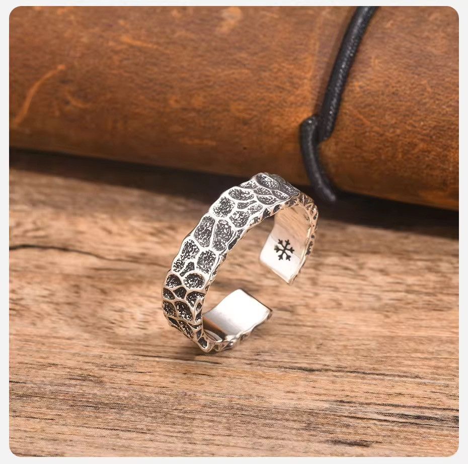 Vintage 6.3mm Vintage Surface Finish Ring Size ONE SIZE - 1 Thumbnail
