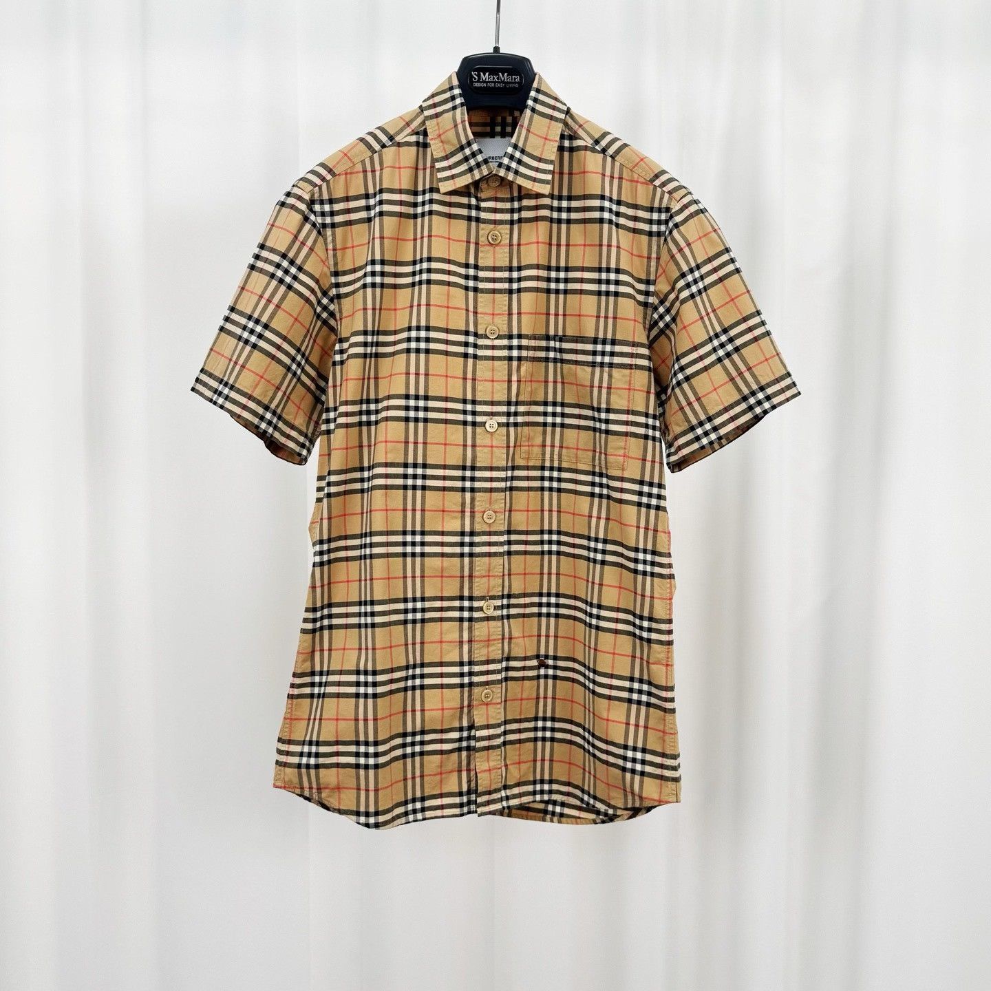 Burberry Burberry Classic Check Short-Sleeve Shirt Size XS / US 0-2 / IT 36-38 - 1 Thumbnail