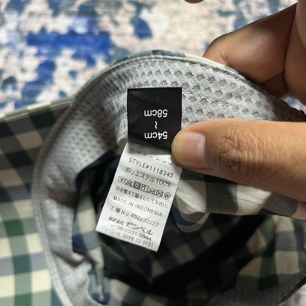 Japanese Brand × Montbell 💥Mont Bell Checkered Spell Out Cap Hats Size ONE SIZE - 6 Thumbnail