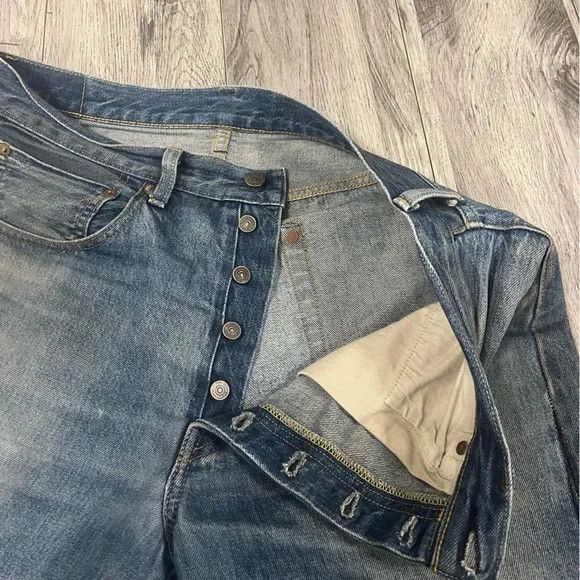 Levi's Vintage Clothing Levi’s Vintage Clothing LVC 1955 501 Silent Spring Jeans Size US 32 / EU 48 - 7 Thumbnail