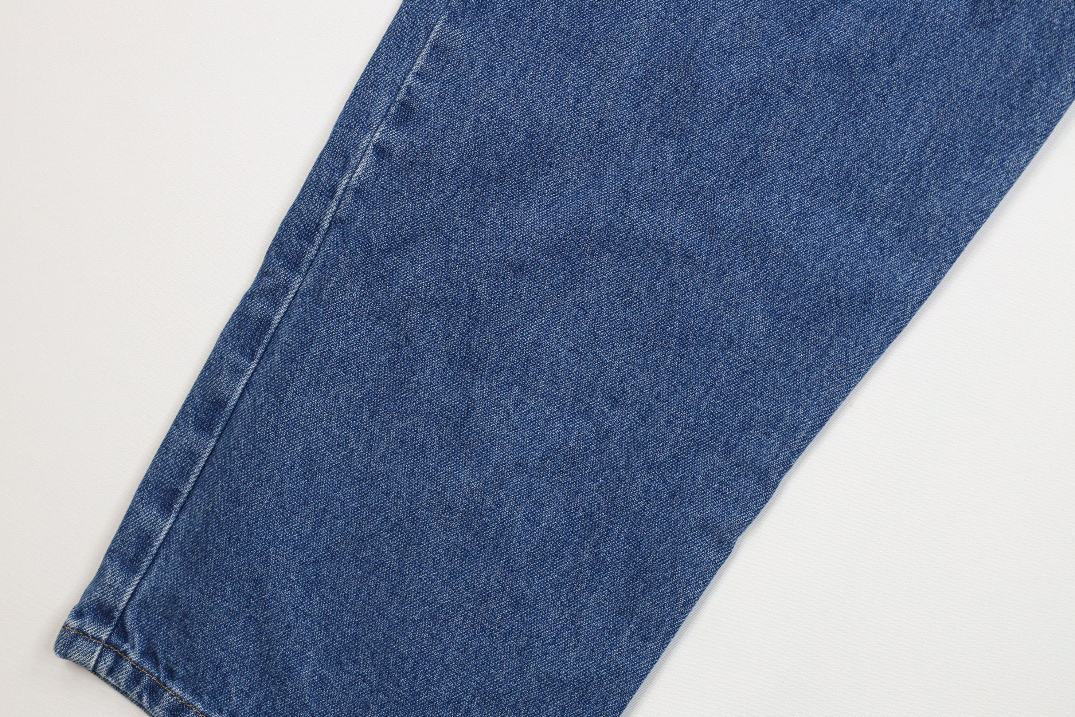 L.L. Bean Vintage LL Bean Waist Wide Leg Denim Jeans Blue Cotton Size US 38 / EU 54 - 5 Thumbnail