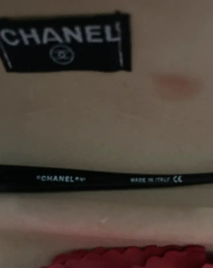Chanel × Vintage CHANEL Sunglasses 4019 Mask Visor Rimless Ski