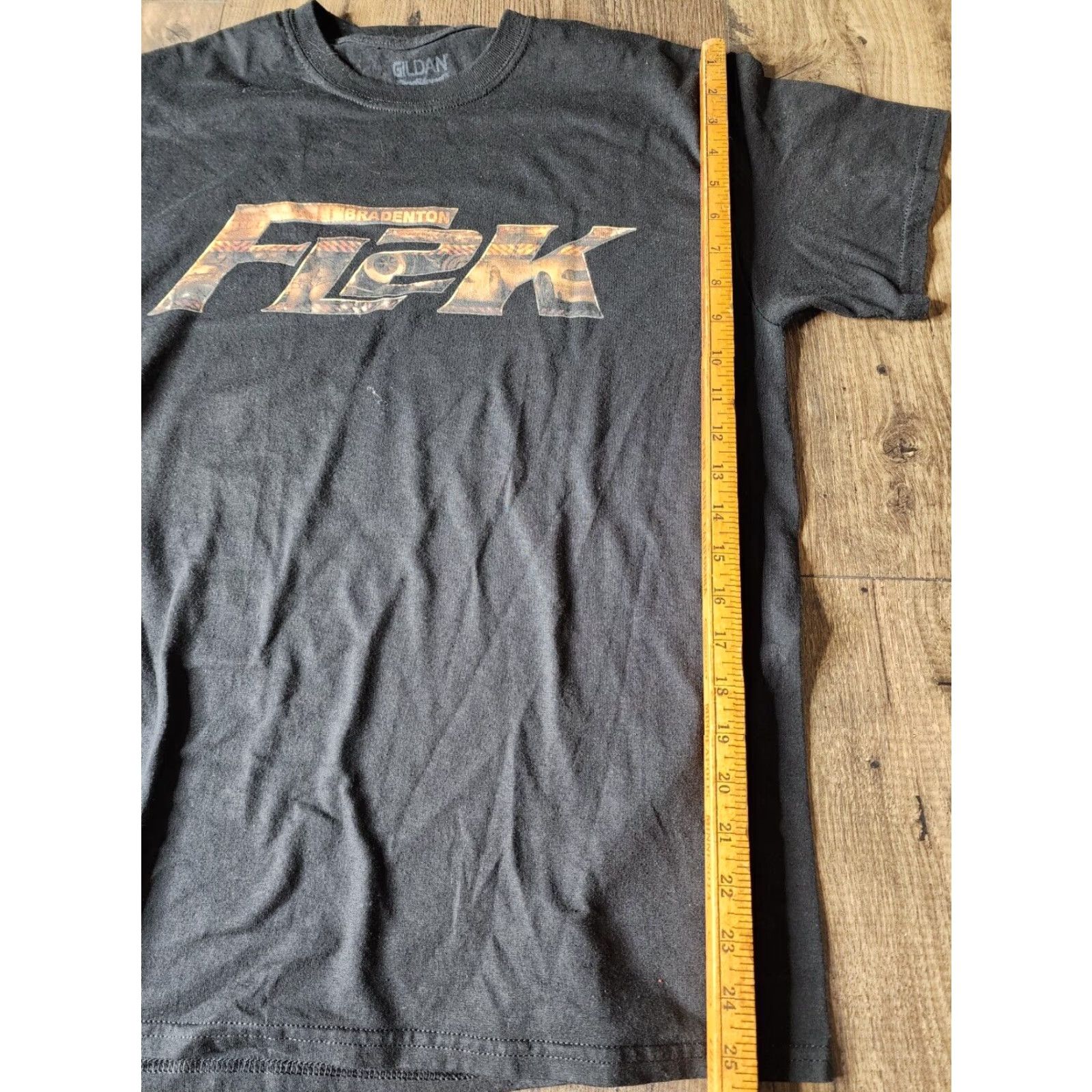 Gildan Gildan FL2K 2017 Bradenton Motorsports Double Sided Black T Shirt Mens M Size US M / EU 48-50 / 2 - 4 Thumbnail