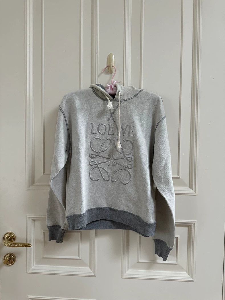 Loewe Gray Logo Sweatshirt Women's XS