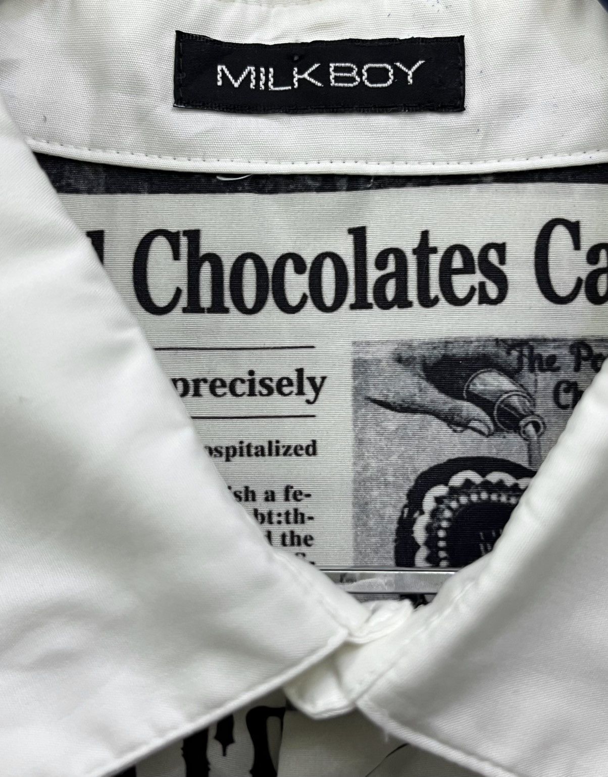 Fashion Victim Milkboy Japan Chaos Newspaper Shirt Galliano Core Size US M / EU 48-50 / 2 - 12 Thumbnail