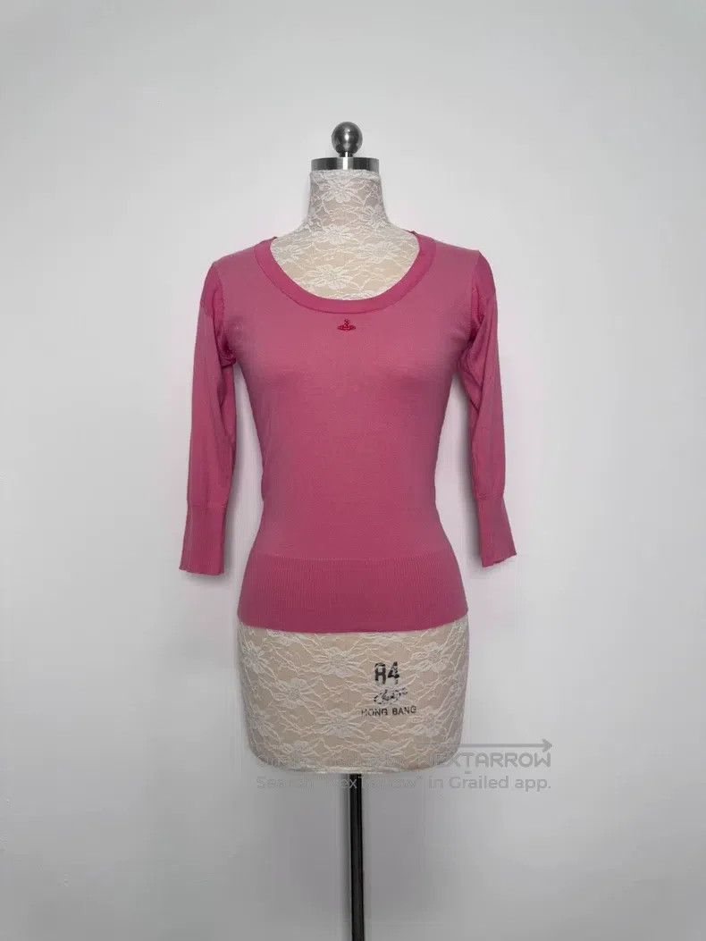 Vivienne Westwood Vivienne Westwood Pink Red Orb Embroidery Raglan Nine-Quar Size L / US 10 / IT 46 - 1 Thumbnail