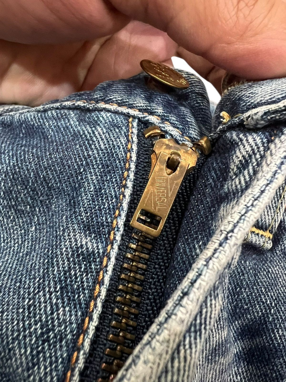 Lee Vintage Lee Union Made Sanforized Faded Denim Jean Size US 29 - 11 Thumbnail