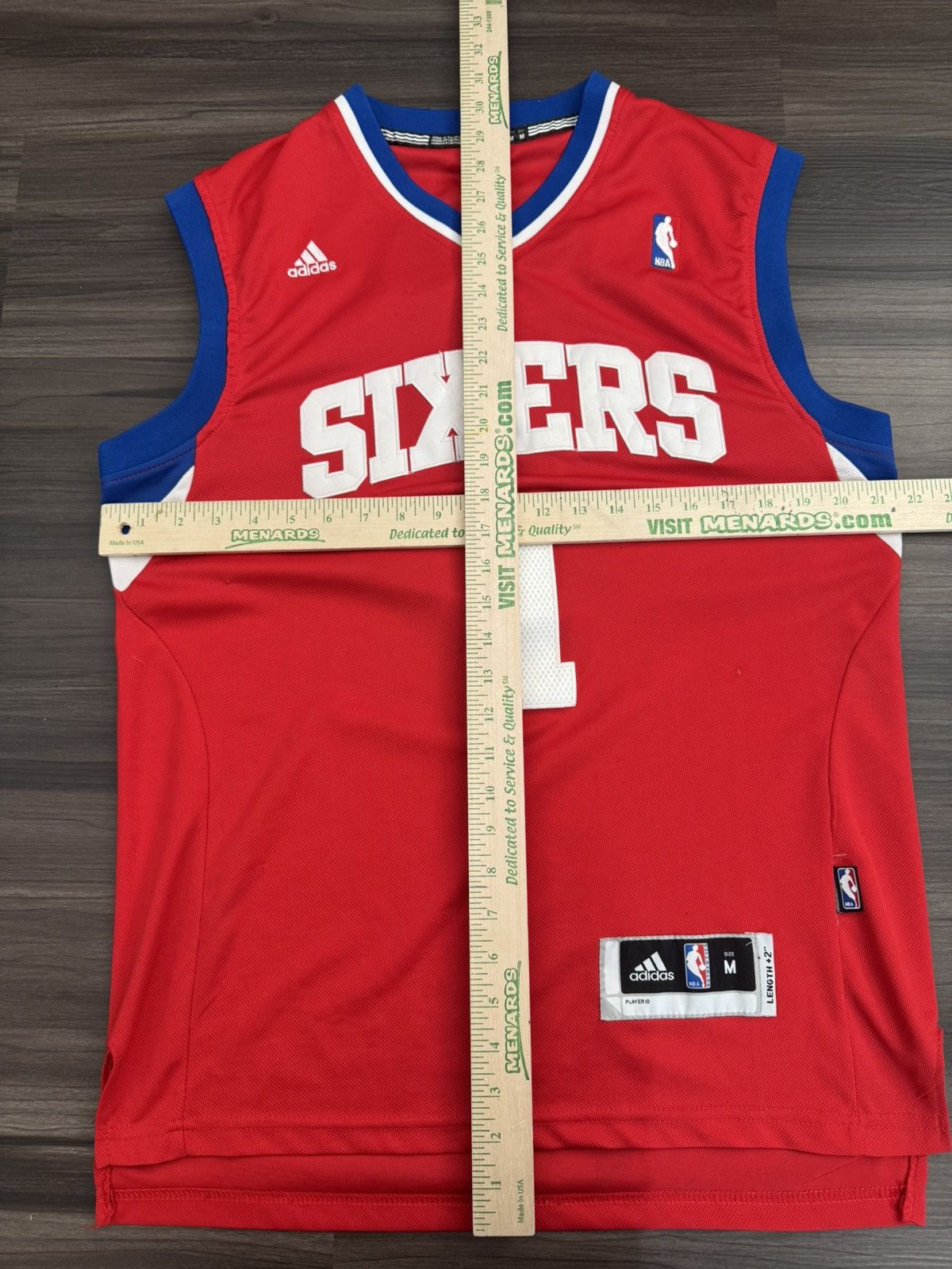 Adidas Philadelphia 76ers Sixers Michael Carter-Williams NBA Jersey Size US M / EU 48-50 / 2 - 5 Thumbnail