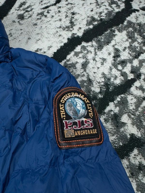 Parajumpers Parajumpers Blue Logo Down Jacket XL Size US XL / EU 56 / 4 - 4 Thumbnail