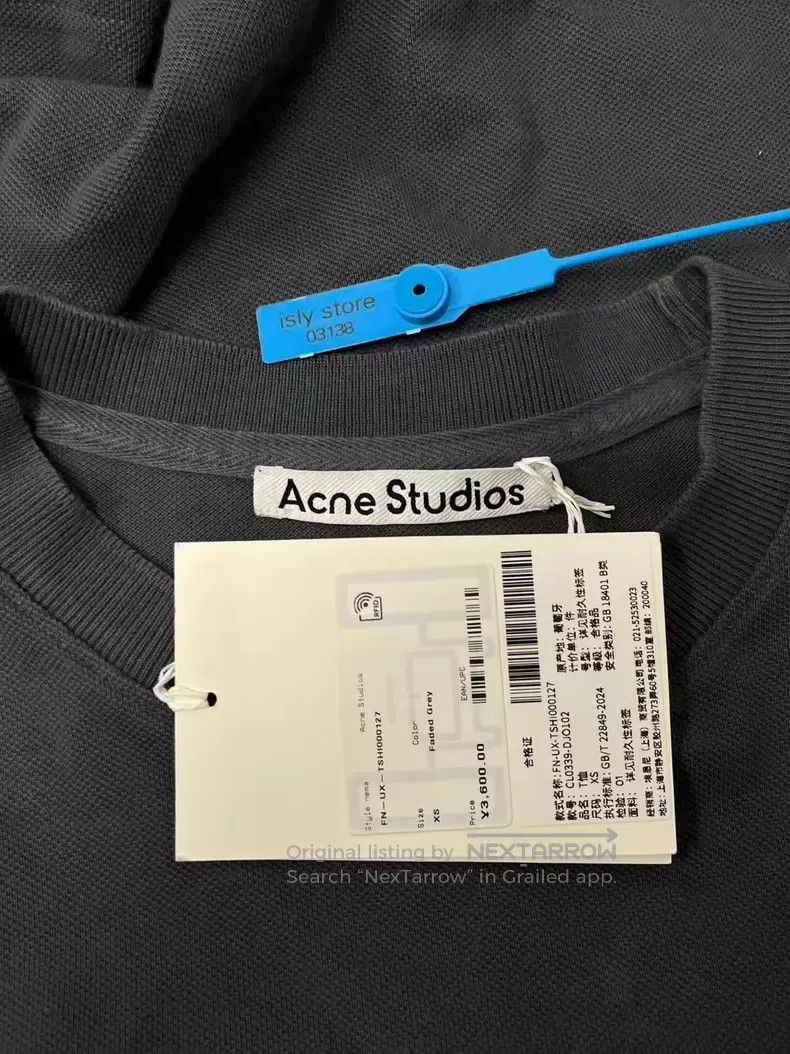 Acne Studios Acne Studios Embroidered logo letter round neck loose fit Size US XS / EU 42 / 0 - 4 Thumbnail