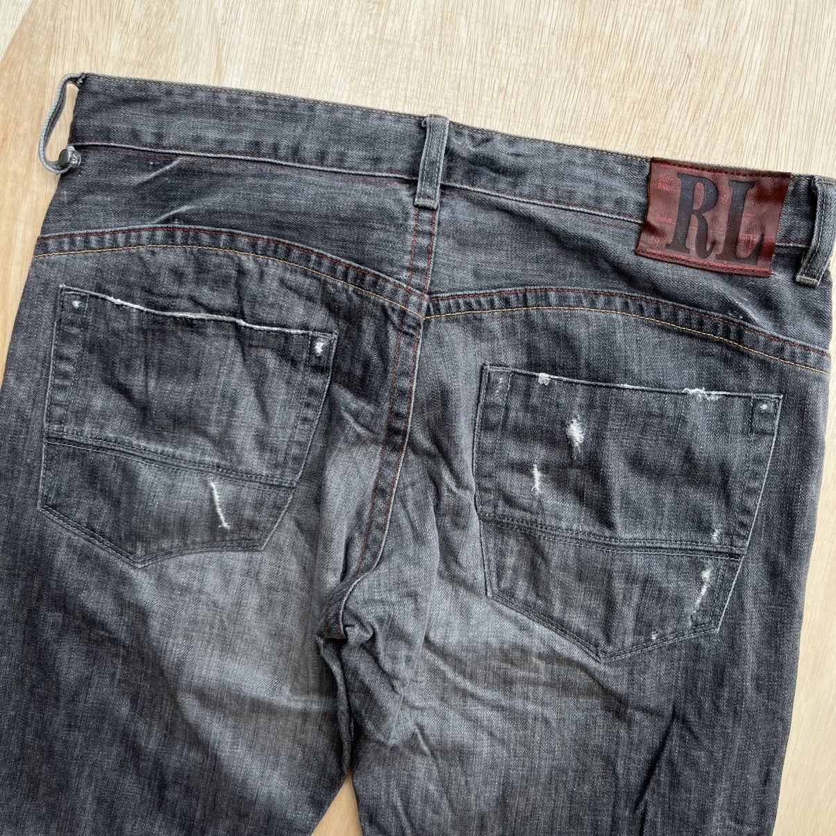 Japanese Brand RL DENIM JAPANESE BRAND VINTAGE MUD WASH DISTRESSED Size US 33 - 1 Thumbnail