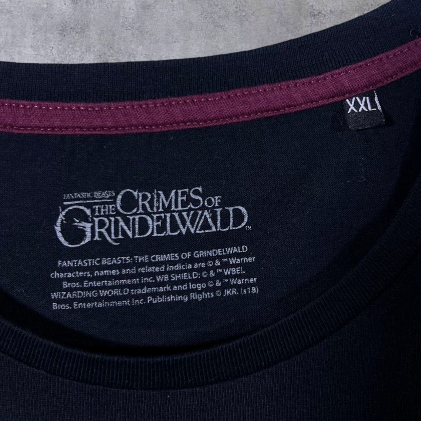 Vintage Fantastic Beasts The Crimes Of Grindelwald Graphic Black T-Shirt XXL Men Shirt Short Sleeve Round Neck 2XL Size US XXL / EU 58 / 5 - 4 Thumbnail