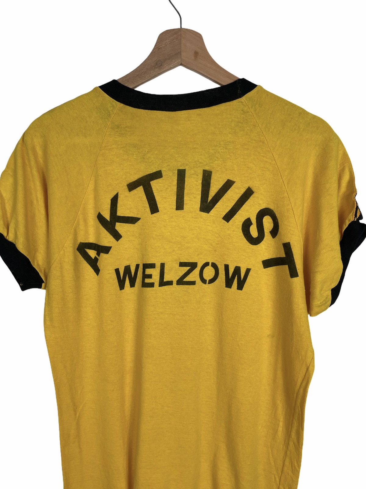 Vintage Vtg 70s East Germany Football Jersey BSG Aktivist Welzow Size US M / EU 48-50 / 2 - 8 Thumbnail