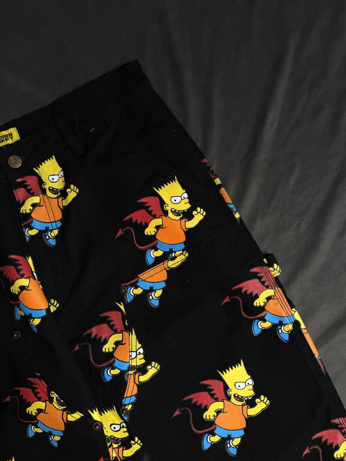 Market Chinatown Market x The Simpsons Devil Bart Graphic Pants M Size US 32 / EU 48 - 3 Thumbnail