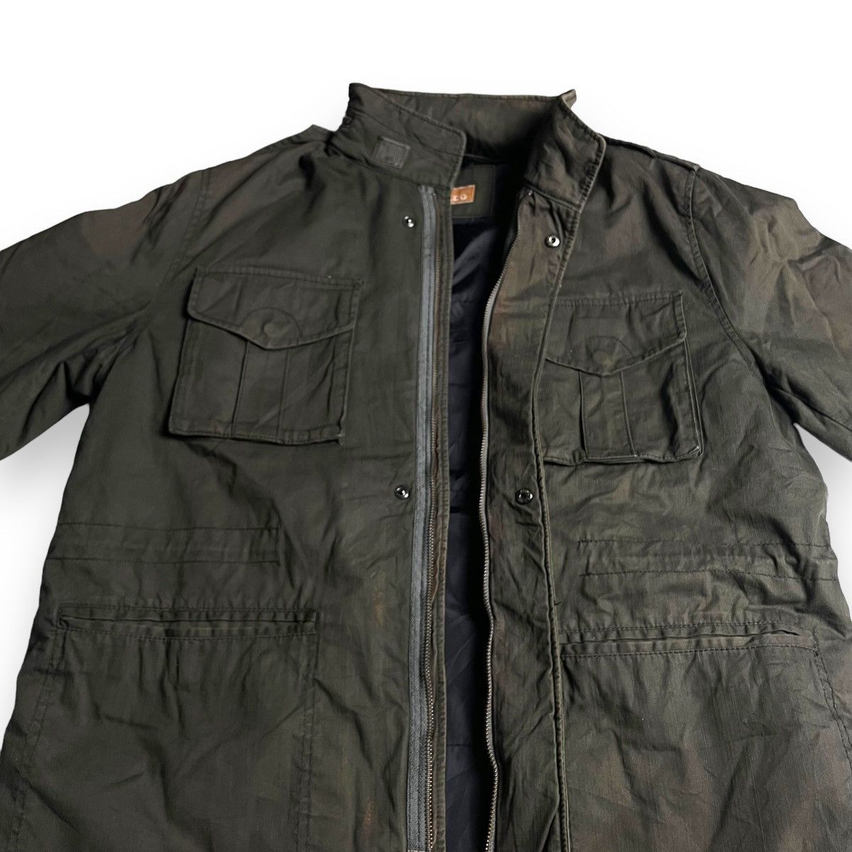 Le Grande Bleu (L.G.B.) 🇯🇵 IKKA MULTIPOCKET MILITARY BUTTON UP FULL ZIP JACKET Size US XL / EU 56 / 4 - 10 Thumbnail