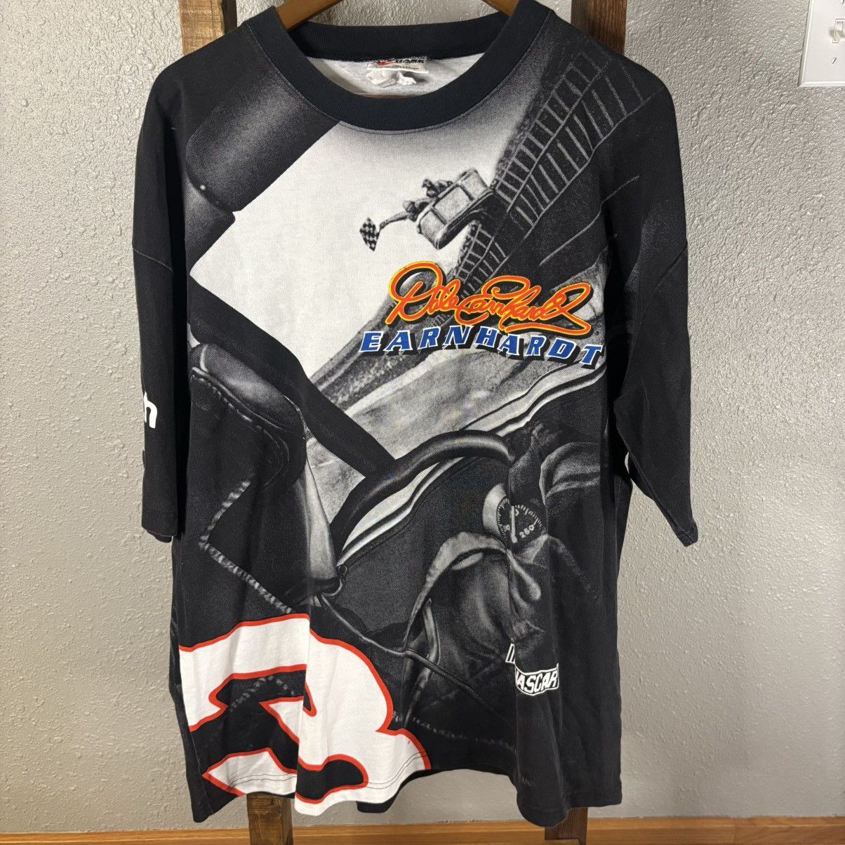 NASCAR × Vintage Vintage Dale Earnhardt Front Seat POV Racing Tee Size US XL / EU 56 / 4 - 1 Thumbnail