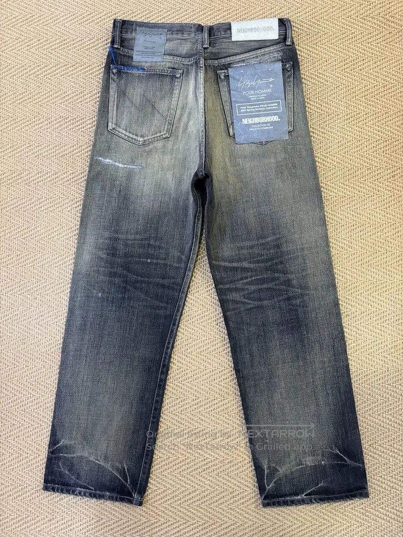 Neighborhood Neighborhood x Yohji Yamamoto Distressed Jeans. Size US 26 / EU 42 - 2 Thumbnail