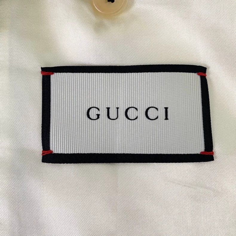 Gucci GucciBlack leopard embroidered wool lapel double-breasted c Size US M / EU 48-50 / 2 - 6 Thumbnail