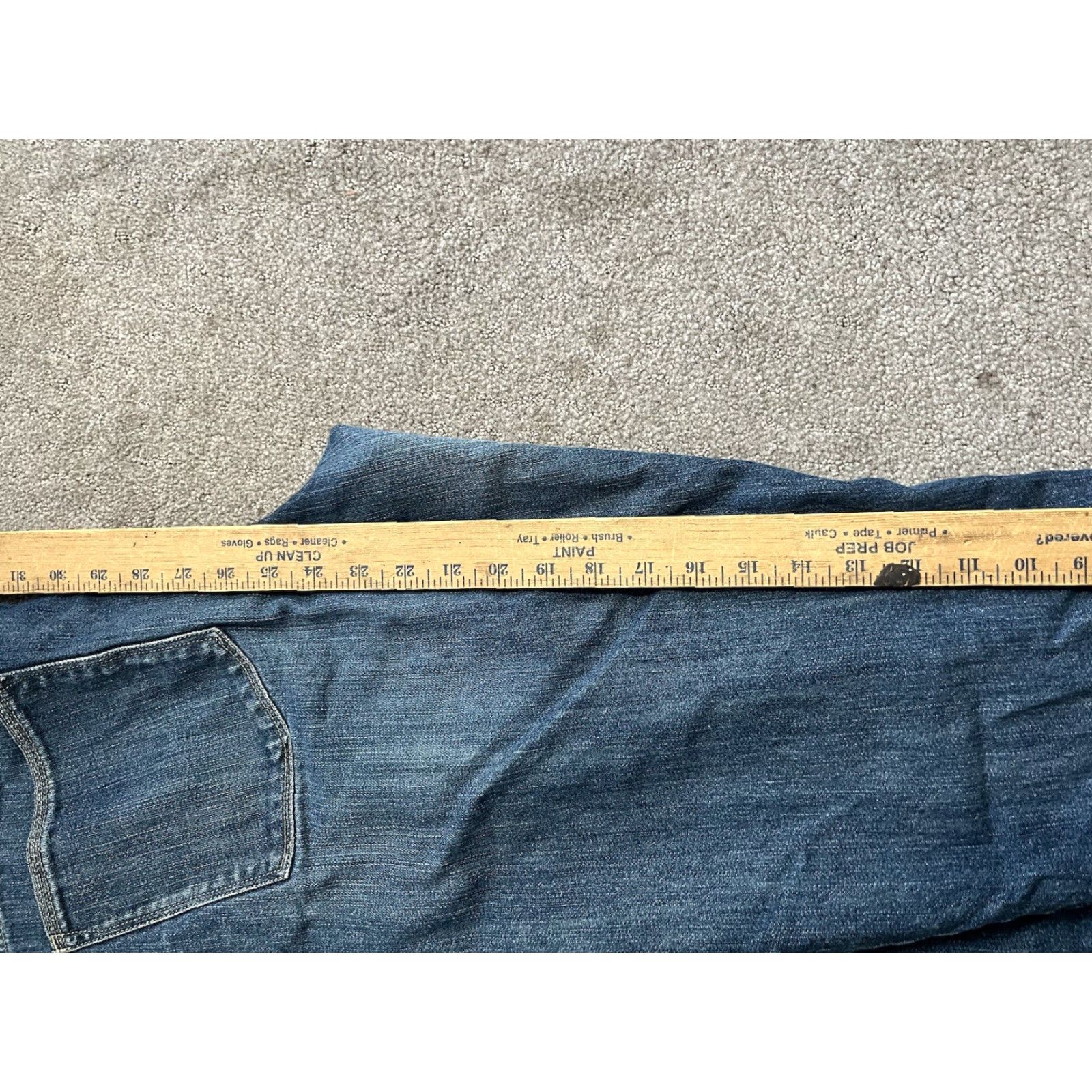 Gap VINTAGE Gap Jeans Capri Womens 16 Blue Denim Spandex 99% Cotton Zipper Low Rise Size 38" / US 16 / IT 52 - 6 Thumbnail