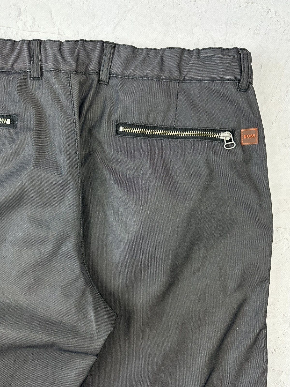 Hugo Boss × Vintage Vintage Hugo Boss Zipper Nylon Pants Size US 34 / EU 50 - 12 Thumbnail