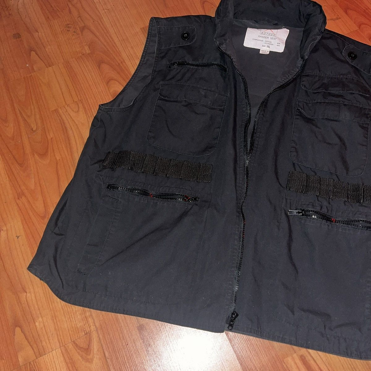 Other Vintage Rothco Black Vest Size XXL Military Combat Size US XXL / EU 58 / 5 - 3 Thumbnail