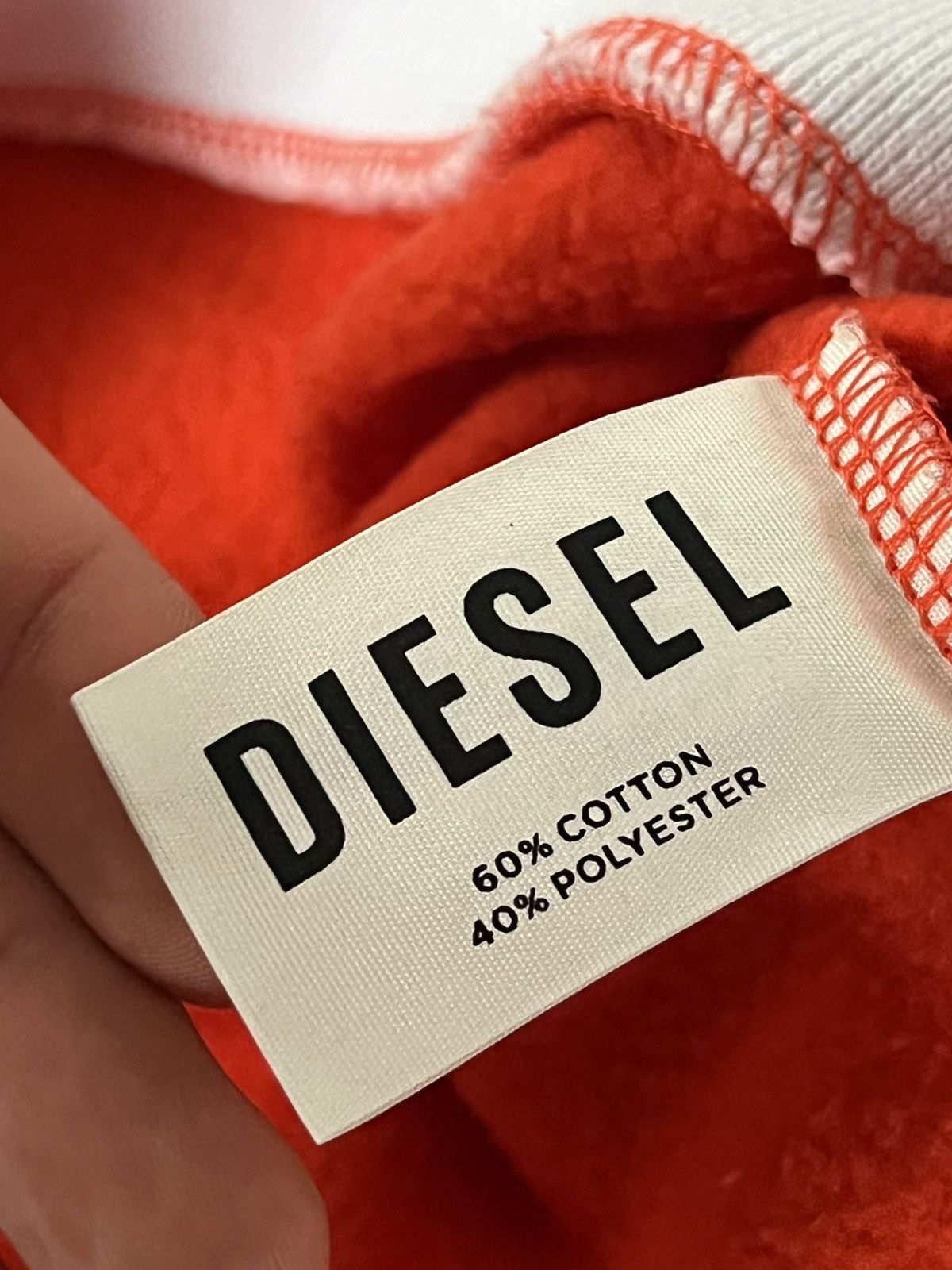Diesel Diesel Orange Mongram Crop Top Women’s Streetwear Hoodie Size S / US 4 / IT 40 - 17 Thumbnail