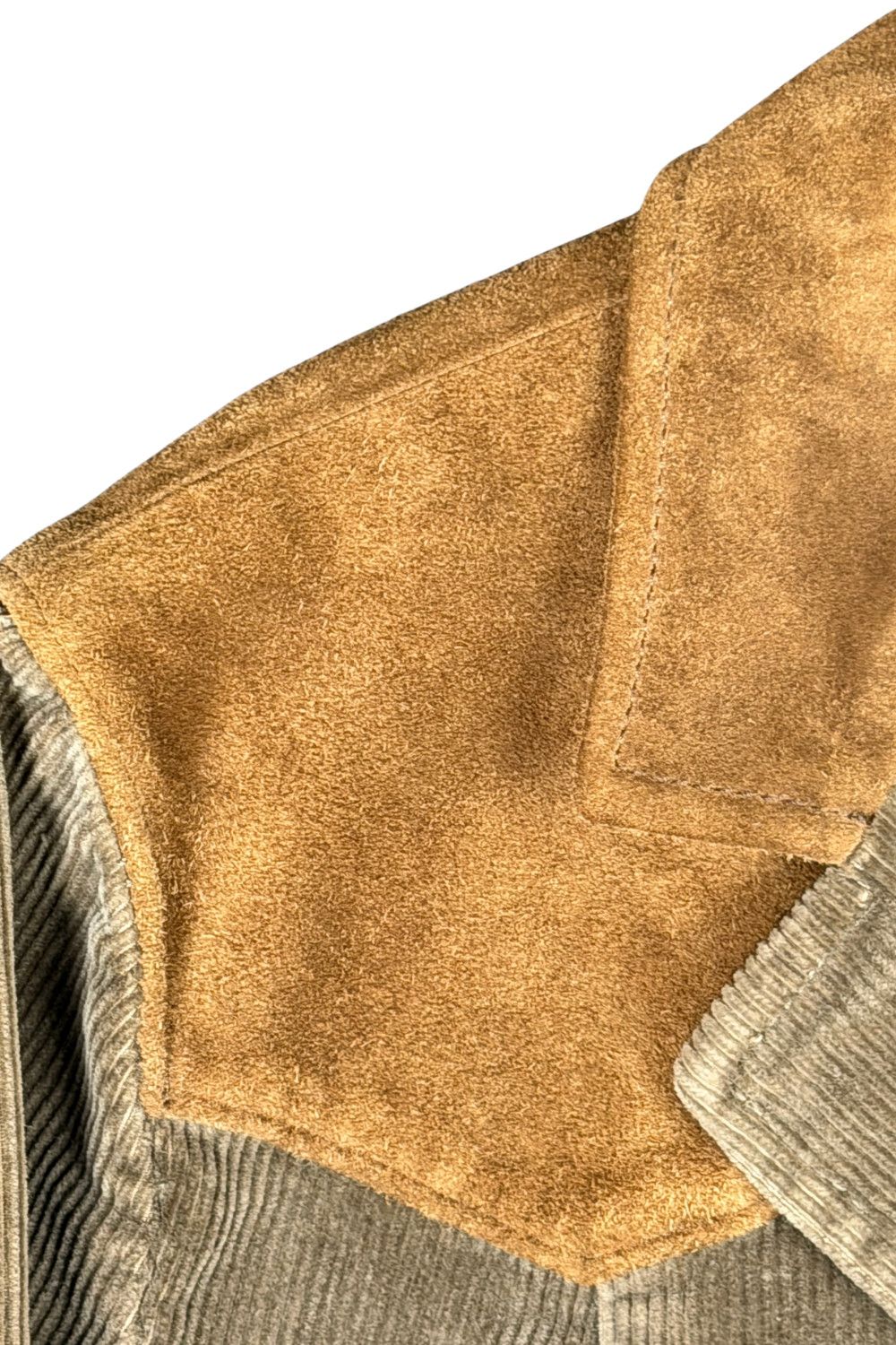 Ralph Lauren Suede Yoke Western Corduroy Blazer Women's 8 image 6