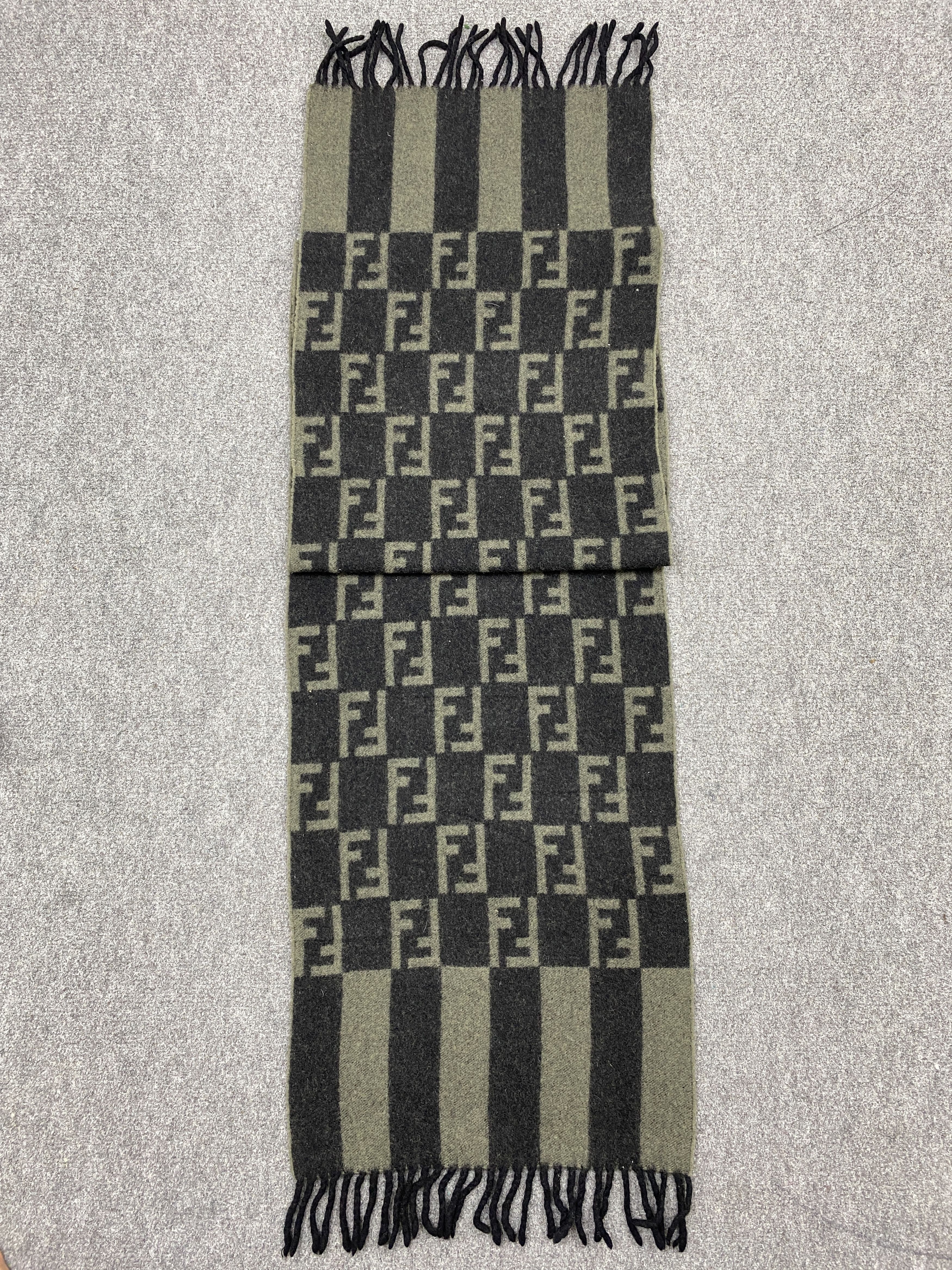 Fendi Vintage Fendi Monogram Scarf/Muffler -SC0103 Size ONE SIZE - 8 Thumbnail