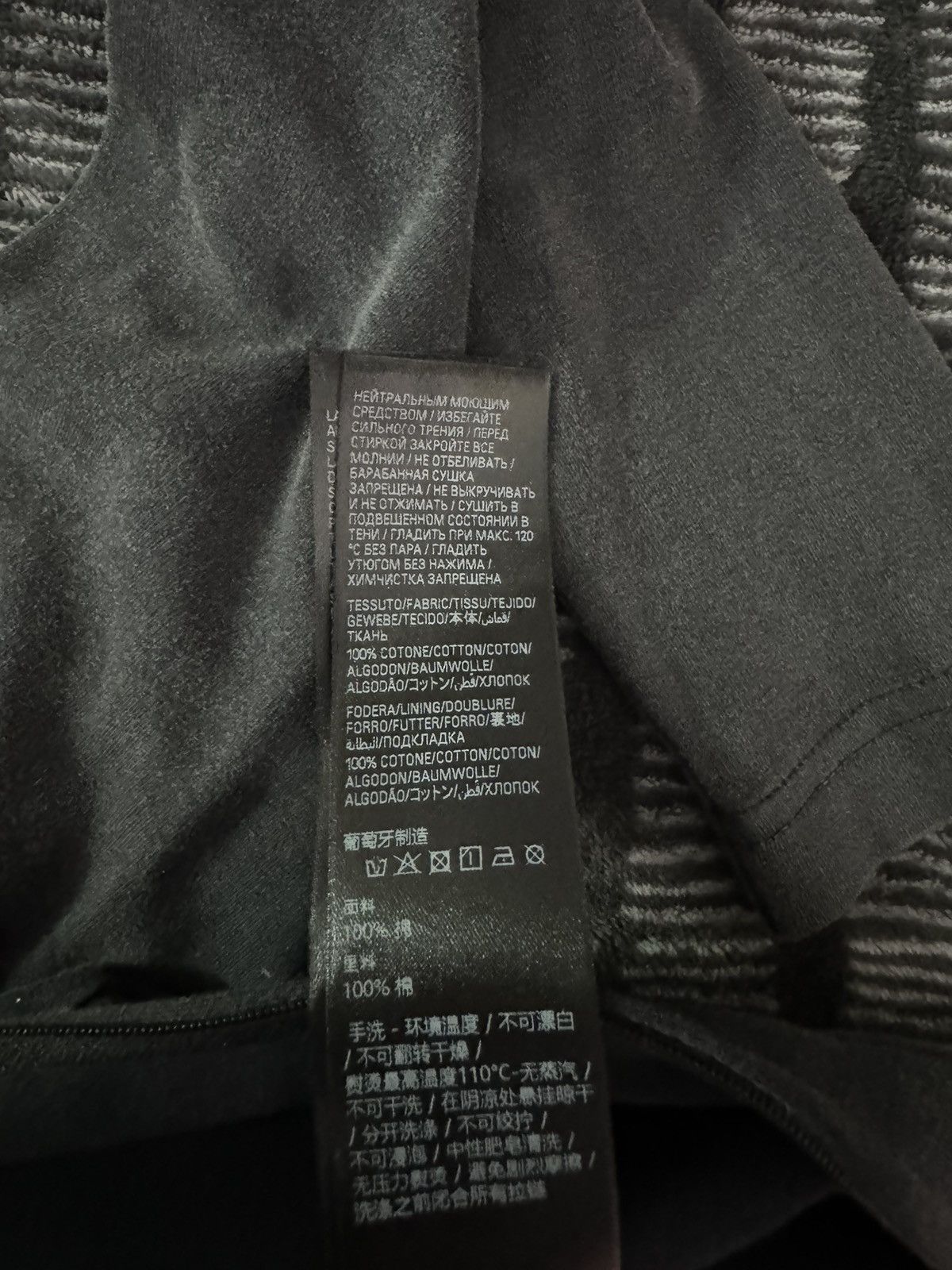 Balenciaga BALENCIAGA CORSETED ZIP-UP HOODIE — BLACK FADED (FW25) Size S / US 4 / IT 40 - 14 Thumbnail