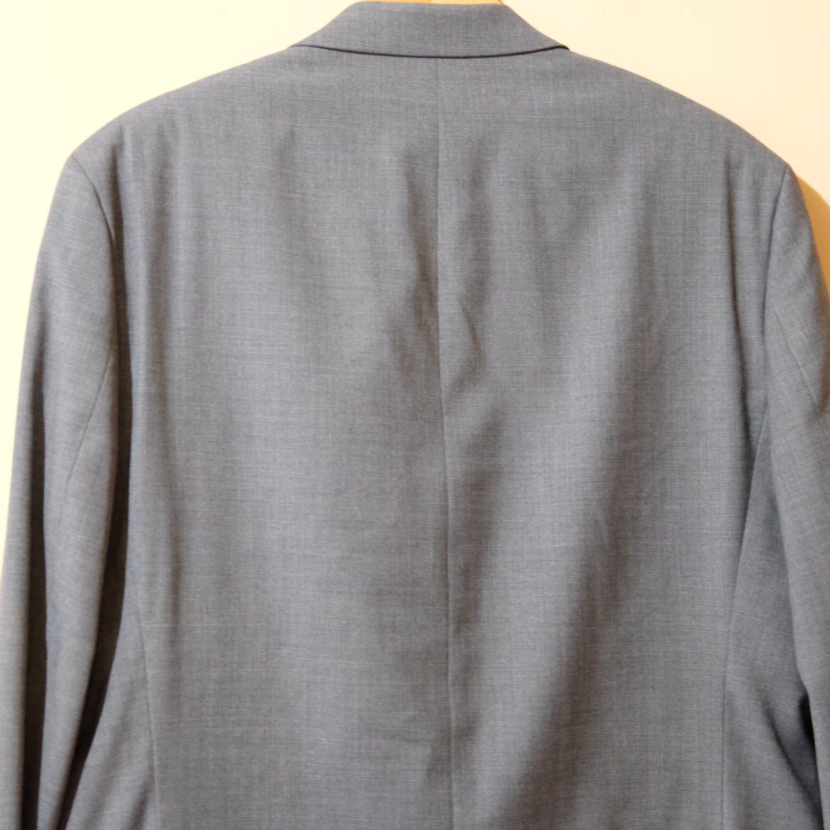 Vintage Collection by Michael Strahan Blazer Wool Blend Grey Size 46L / 46 L Men Single-Breasted Two-Button Jacket Blazer Suit Coat Size 46R - 6 Thumbnail