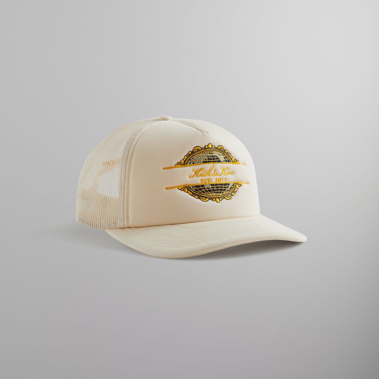 Kith Kith Nolan Poly Foam Trucker Hat Cap in Canvas Snapback Size ONE SIZE - 3 Thumbnail