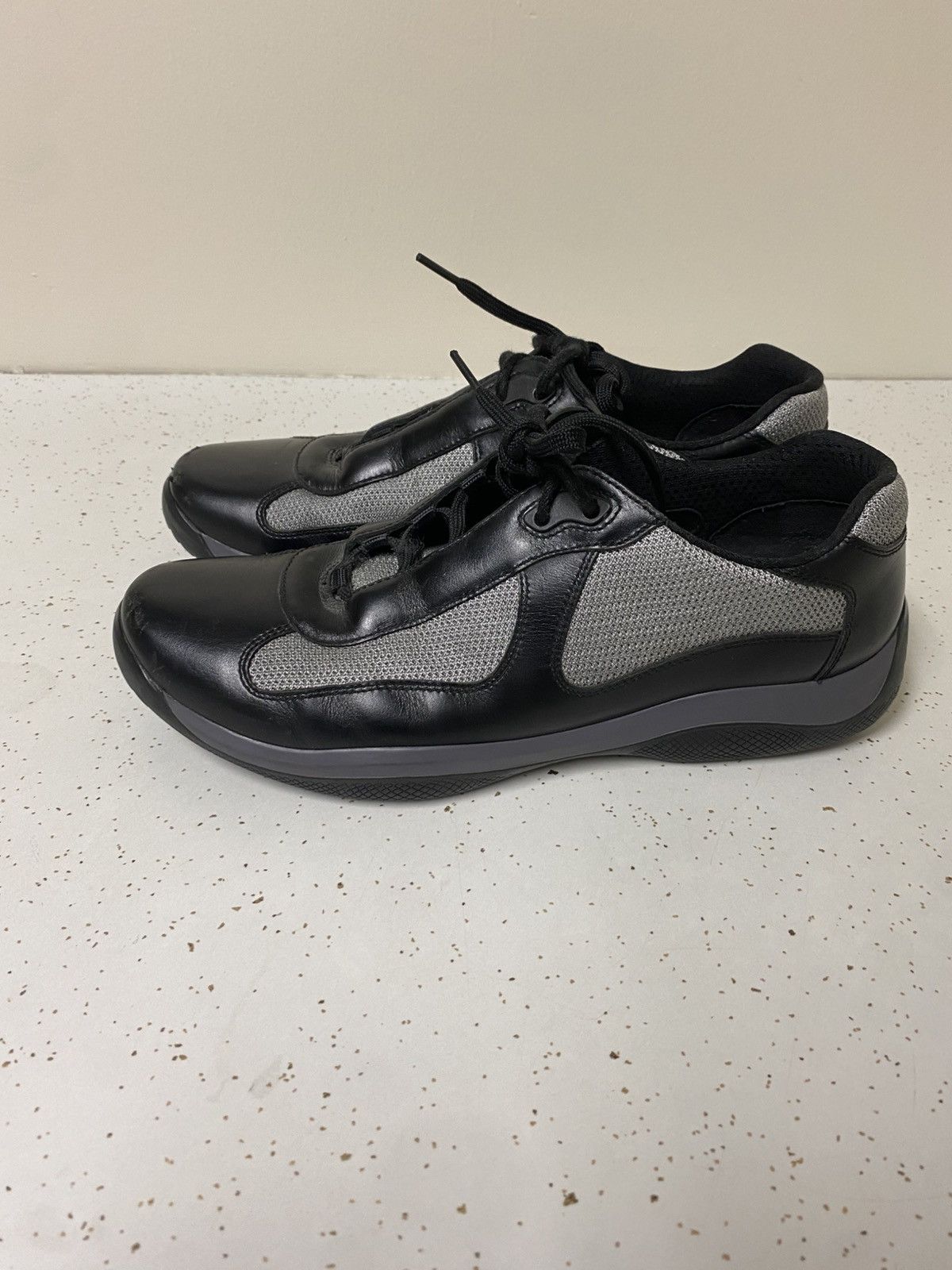 Prada Prada Americas Cup Sneakers Shoes Black Grey Size US 10 / EU 43 - 7 Thumbnail