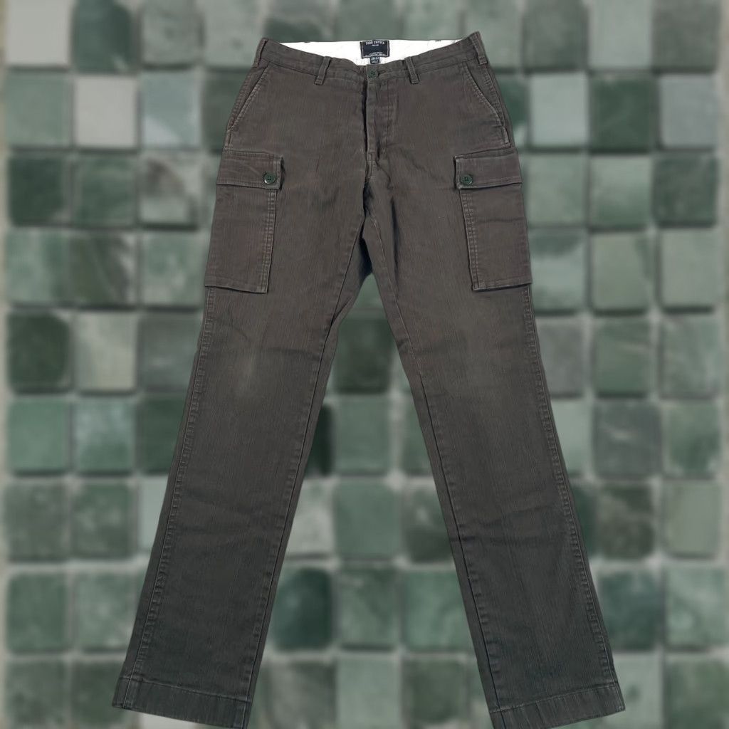 Todd Snyder Todd Snyder Cargo Pants Men 28x31 Olive Green Twill Military Designer Slim Cargo Pants Mens Size US 28 / EU 44 - 1 Thumbnail