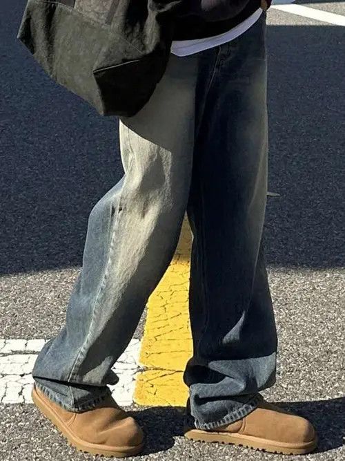 Japanese Brand × Vintage Washed Skate Baggy Denim Jeans Loose Fit Size US 32 / EU 48 - 1 Thumbnail