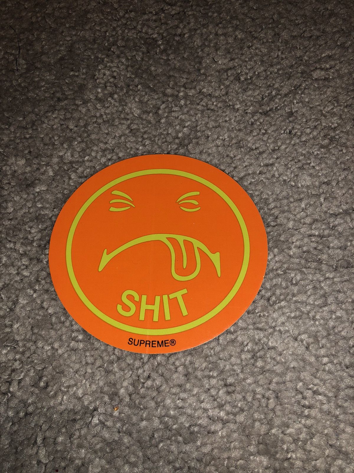 Supreme Shit Sticker Grailed