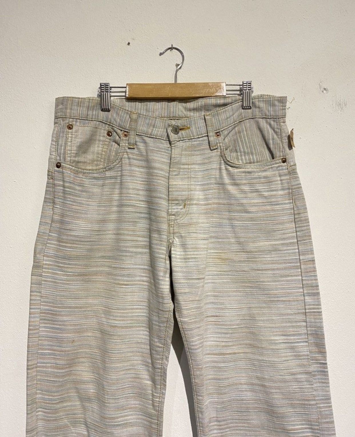 Edwin Fire 🔥 Vtg Edwin 13oz grand blue Selvedge Denim Size US 33 - 3 Thumbnail