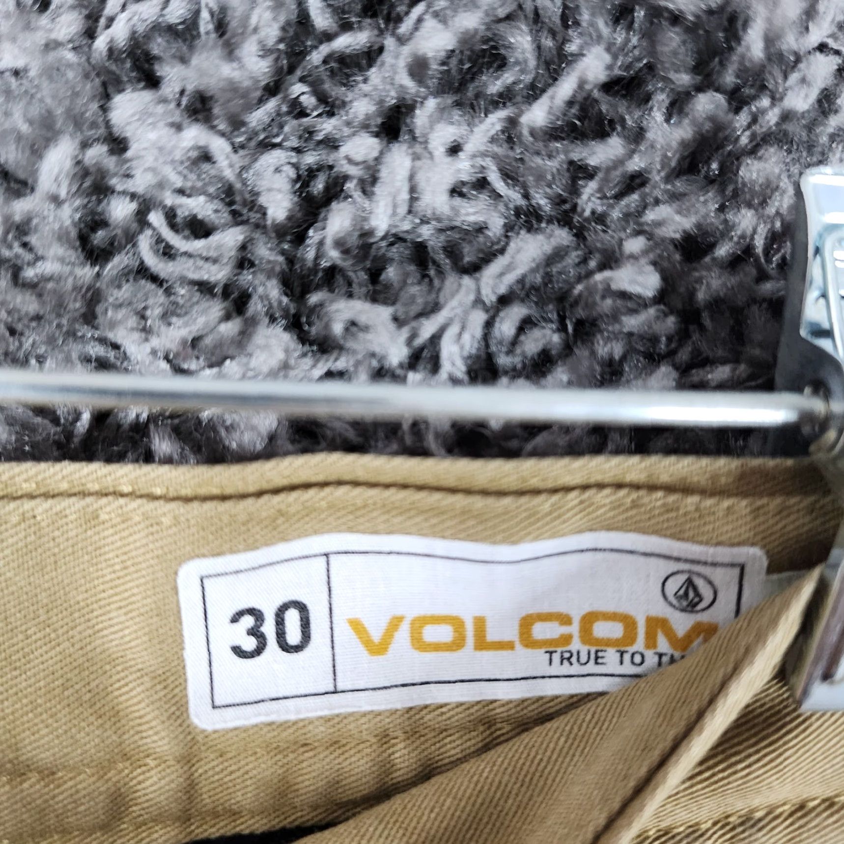 Volcom Volcom Stone Mens Brown Polyester Cotton Chino Shorts Size 30 Brown Chino Shorts Mens 30 Volcom Stone Size US 30 / EU 46 - 3 Thumbnail