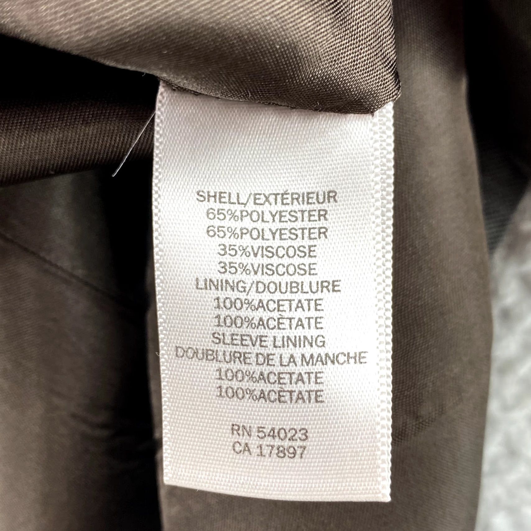 Banana Republic Blazer Mens 40R Brown Pinstripe Notch Lapel Single-Breasted 3-Button Coat - Business Formal Classic Mens