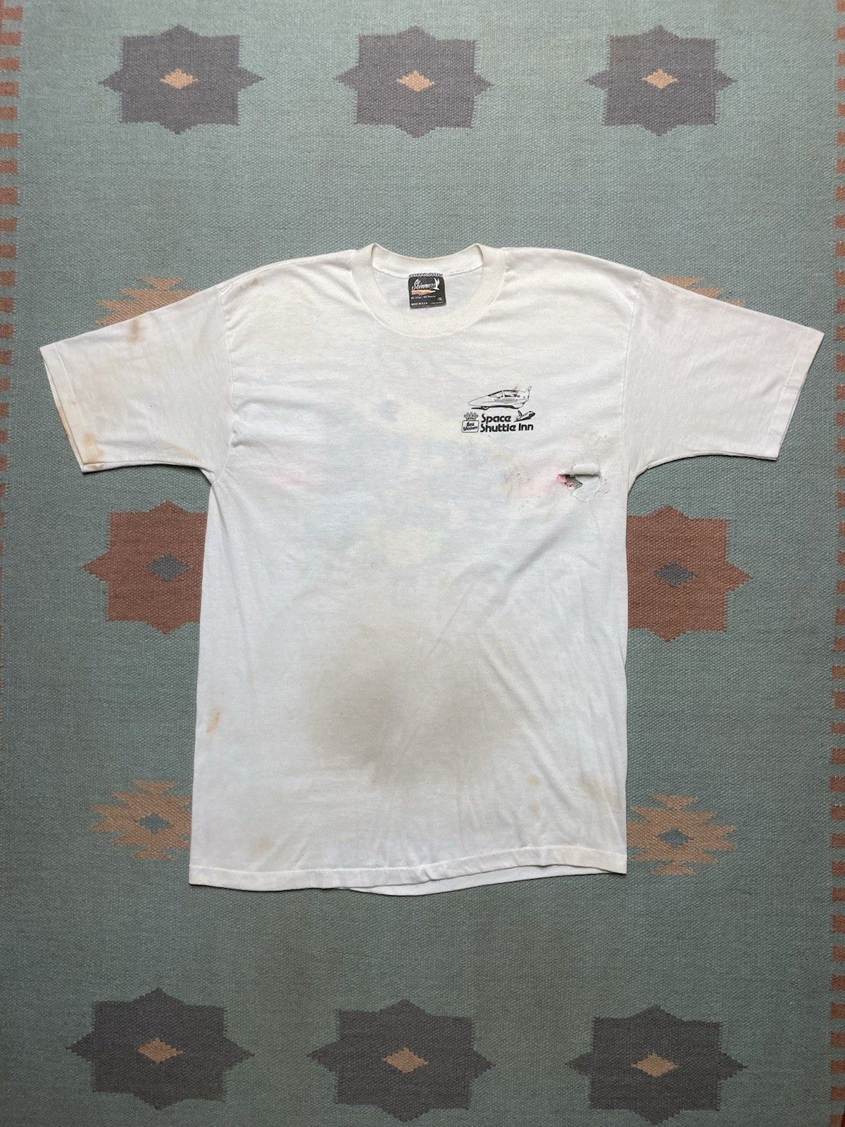 Vintage 90s t shirt space shuttle inn best western distressed soft L Size US L / EU 52-54 / 3 - 8 Thumbnail