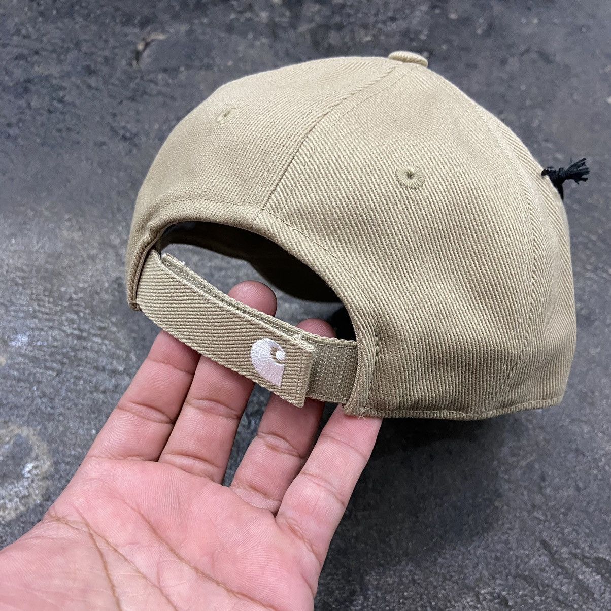 Carhartt Wip Carhartt WIP “WIP” Strapback Cap Leather/Wax Size ONE SIZE - 4 Thumbnail