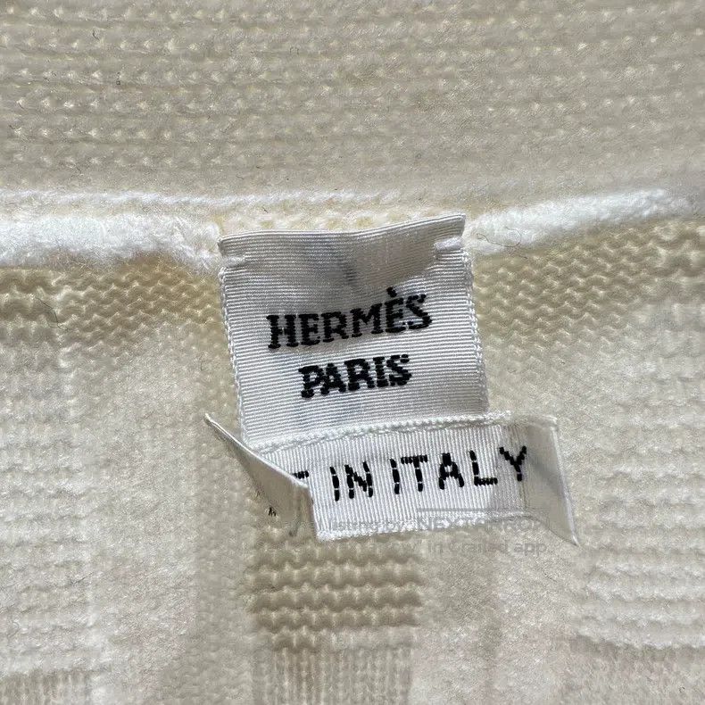 Hermes Hermes Full-Print H-Stripe Wool Open Cardigan Size XS / US 0-2 / IT 36-38 - 3 Thumbnail