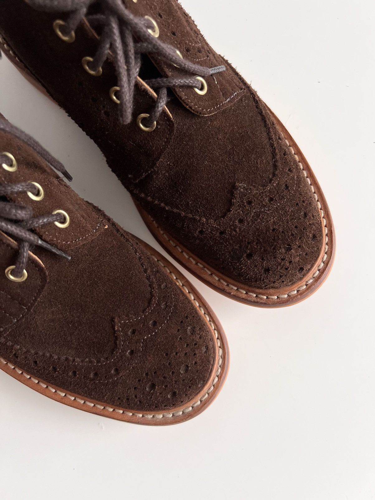 Crockett & Jones × John Lobb × Tricker's 🇬🇧Trickers Stow County Suede Boots Size US 7 / EU 40 - 13 Thumbnail